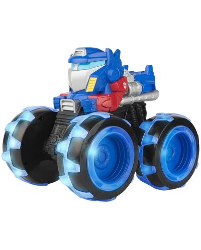 Електронна играчка Tomy - Monster Treads, Optimus Prime, със светещи гуми - 1